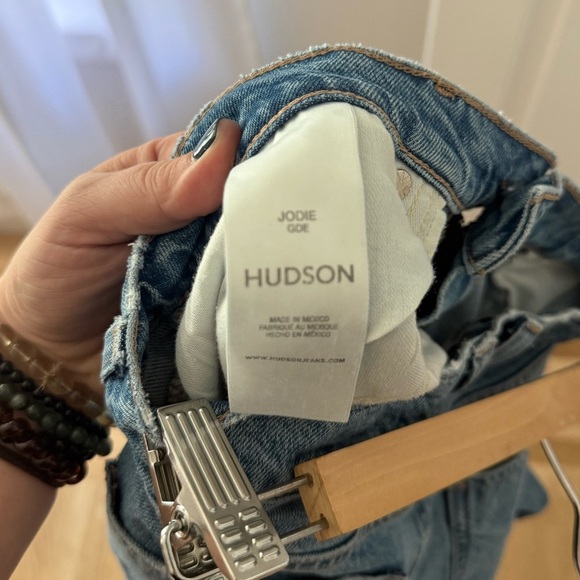 Hudson Jodie Loose Fit Wide Leg Jean in Goddess size 31 - Picture 13 of 13